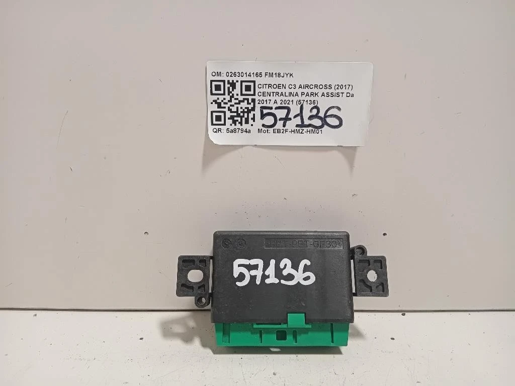Centralina PARK Assist 0263014165 Citroen C3 Aircross 2017