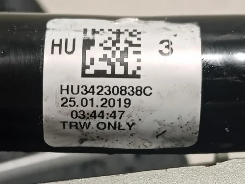 Cintura DI Sicurezza Sedile POST SX 34134621 Mercedes Classe A W177 2018