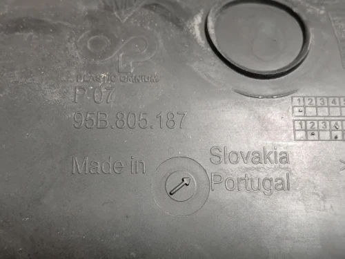 Convogliatore ARIA Paraurti ANT 95B805187 Porsche Macan I 2014