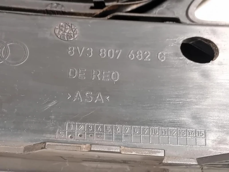 Cornice Fendinebbia DX 8V3807682G Audi A3 8V1 2012