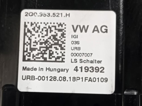 Devioguida Completo 2Q0953521H Skoda Fabia NJ3 2018