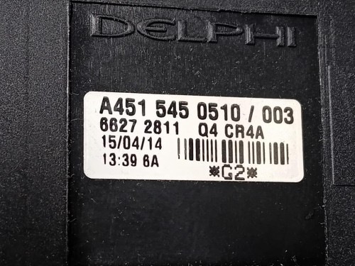 Devioluci DX A4515450310A4515450510 DX+SX Smart Fortwo Cabrio 451 2010
