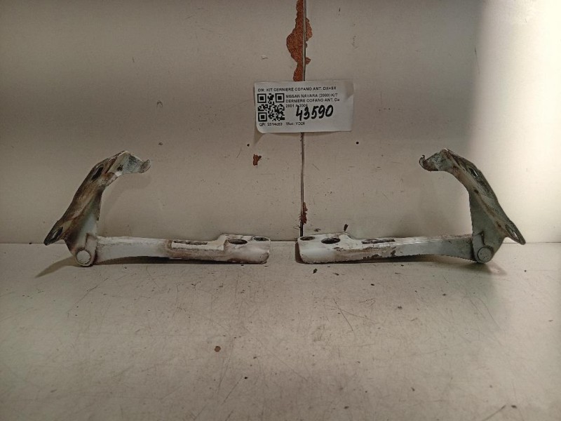 KIT Cerniere Cofano ANT KIT CERNIERE COFANO ANT DX+SX Nissan Navara 2000