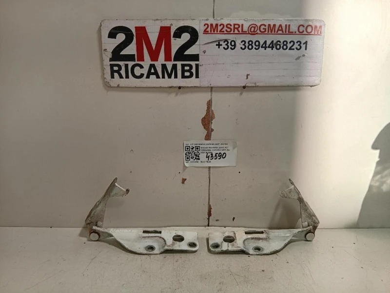 KIT Cerniere Cofano ANT KIT CERNIERE COFANO ANT DX+SX Nissan Navara 2000
