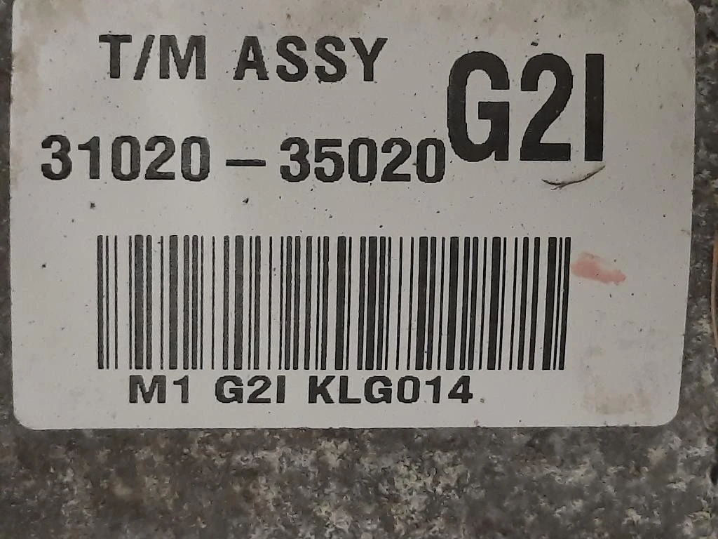 Cambio 3102035020 6 MARCE MANUALE 000989830110 Ssangyong Tivoli 2015