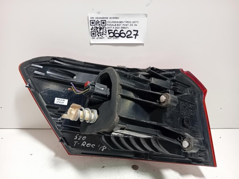 Fanale EST POST DX 2GA945096 Volkswagen T-roc 2017