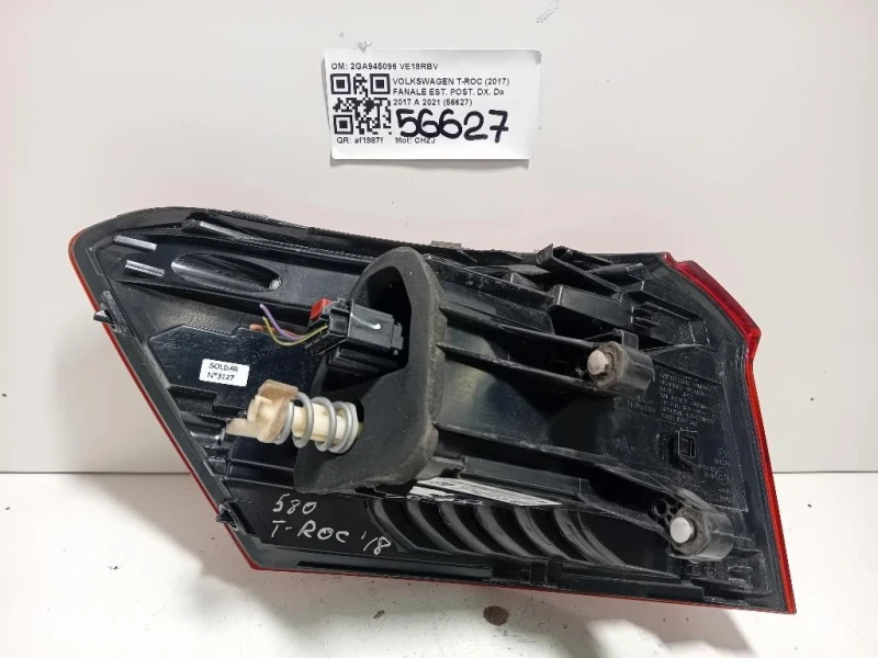 Fanale EST POST DX 2GA945096 Volkswagen T-roc 2017