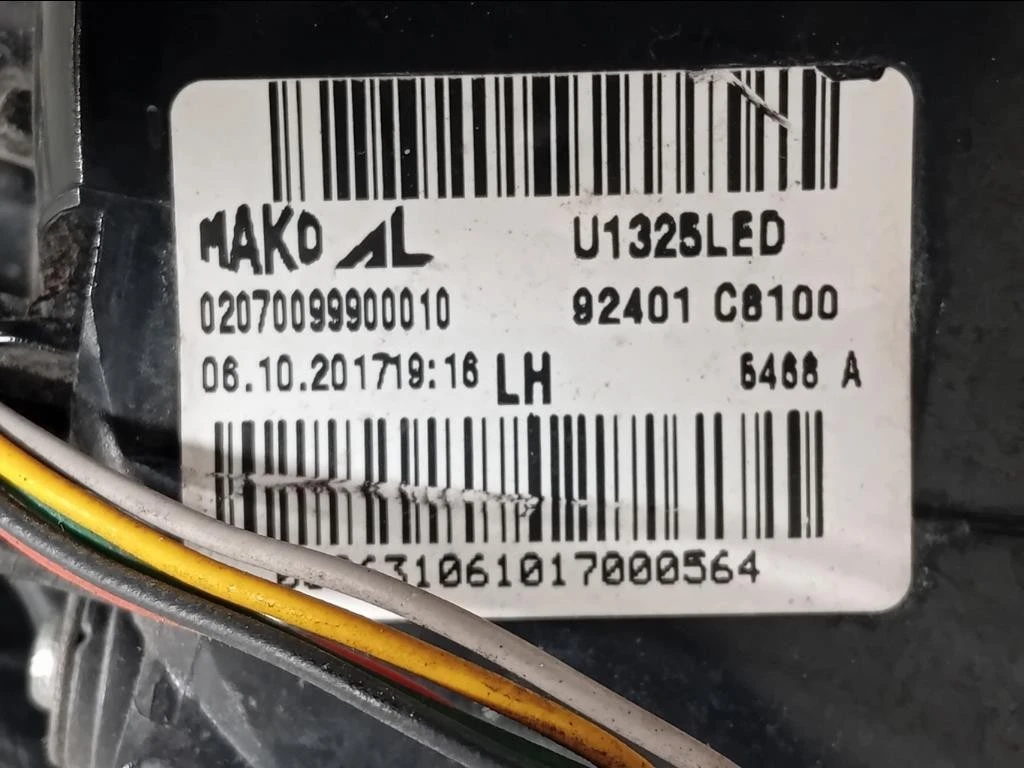 Fanale EST POST SX 92401C8100 Hyundai I20 II 2014