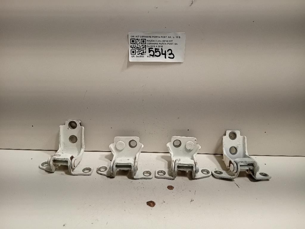 KIT Cerniere Porta POST SX KIT CERNIERE PORTA POST SX Mazda 3 III 2014