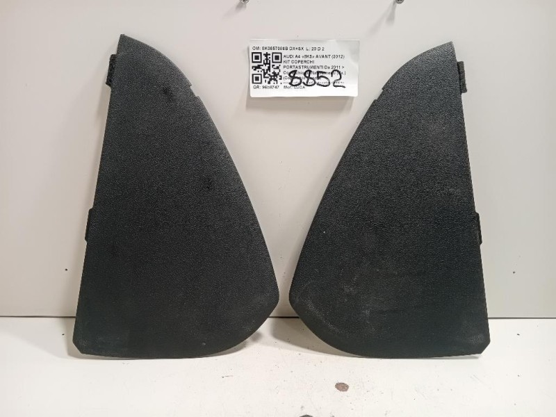 KIT Coperchi Portastrumenti 8K0857086B DX+SX Audi A4 8K5 Avant 2012