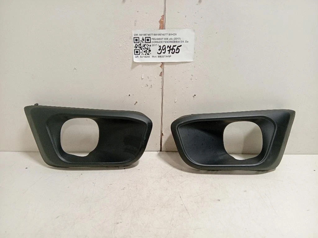 KIT Cornici Fendinebbia ANT 98185746779818574377 SX+DX Peugeot 308 II 2017