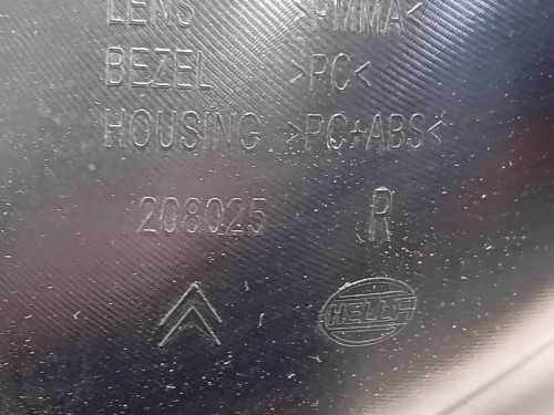 Fanale POST DX 208025 Citroen C3 Aircross 2017