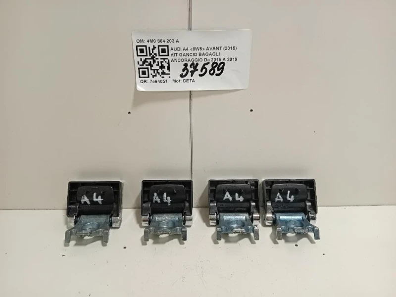 KIT Gancio Bagagli Ancoraggio 4M0 864 203 A Audi A4 8W5 Avant 2015