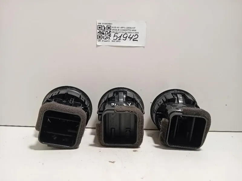 KIT Griglie Condotto ARIA Cruscotto 8V0820901 Audi A3 8V1 2012