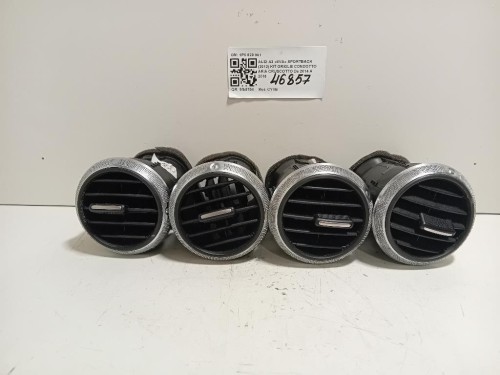 KIT Griglie Condotto ARIA Cruscotto 8P0 820 901 4 PZ Audi A3 8VA Sportback 2012