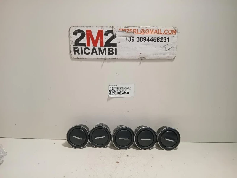 KIT Griglie Condotto ARIA Cruscotto 687603688R Dacia Duster II 2018