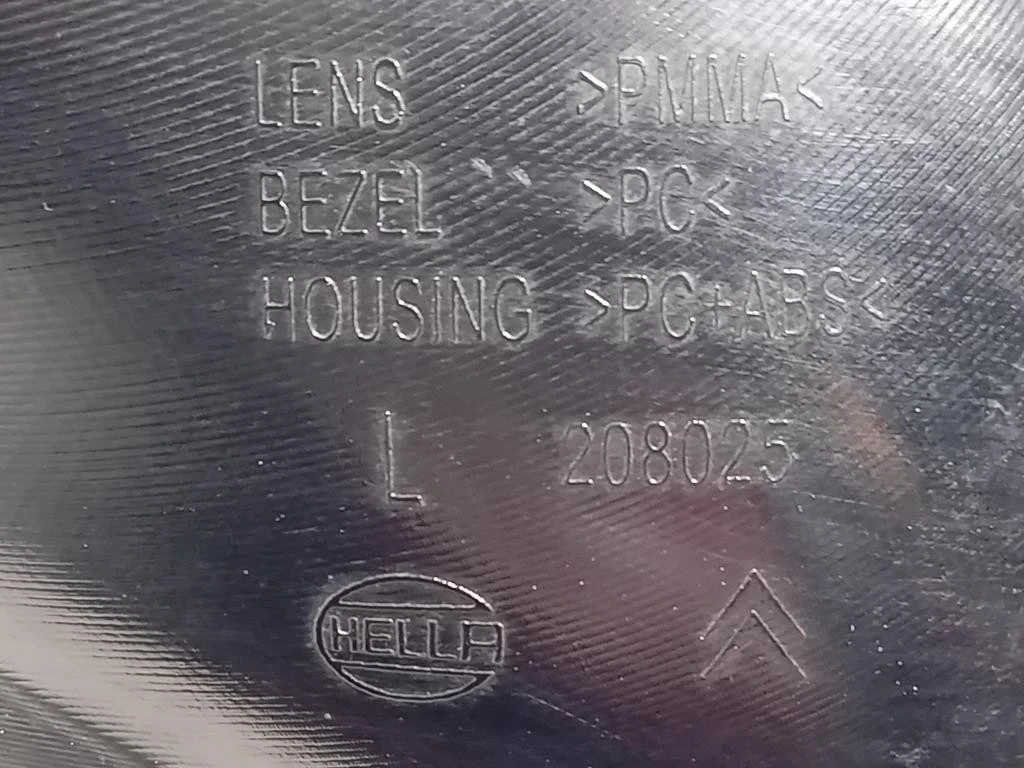 Fanale POST SX 208025 Citroen C3 Aircross 2017