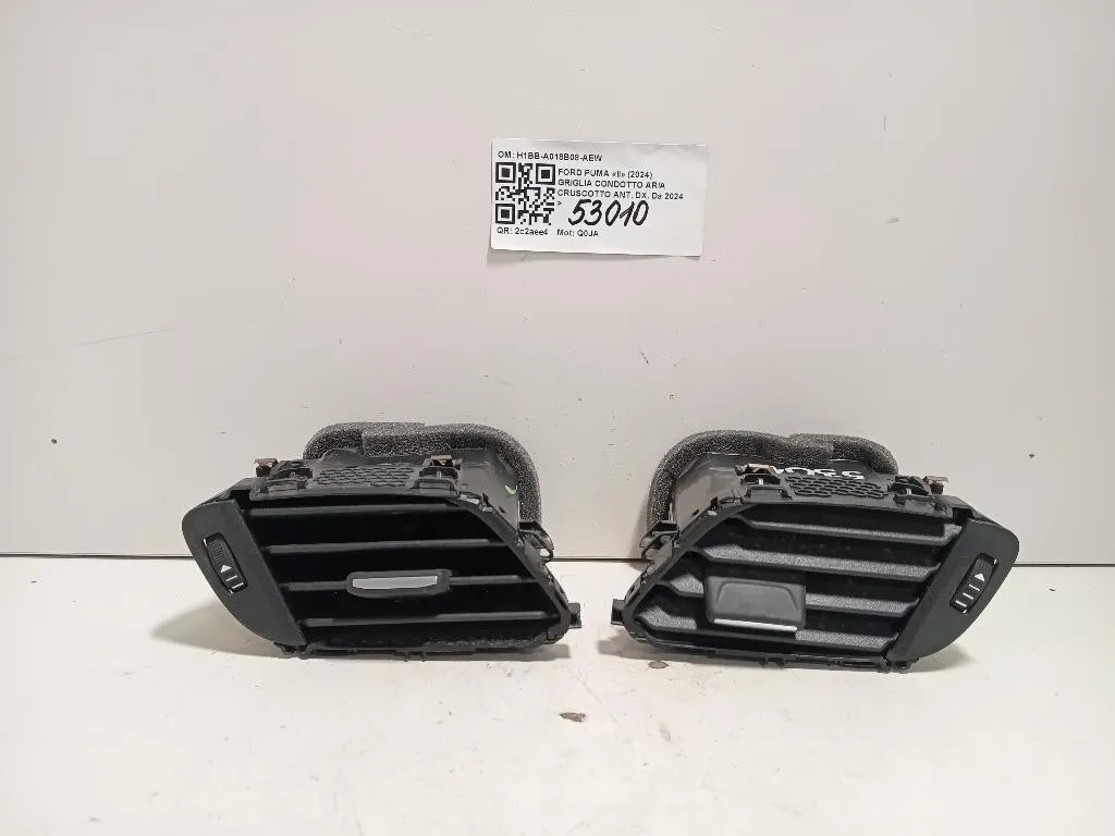 KIT Griglie Condotto ARIA Cruscotto H1BB-A018B08-AEW Ford PUMA II 2024