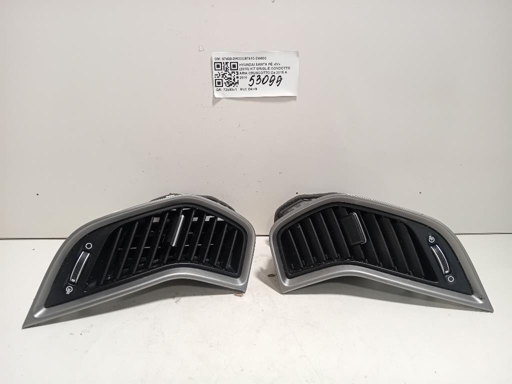 KIT Griglie Condotto ARIA Cruscotto 97420-2W00097410-2W000 Hyundai Santa FÉ IV 2015