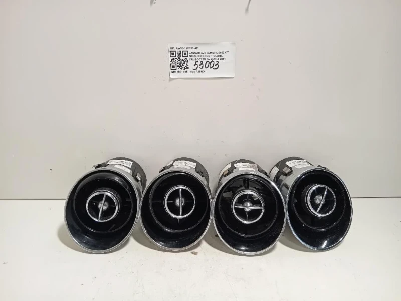 KIT Griglie Condotto ARIA Cruscotto AW93-19C893-AE Jaguar XJ8 X408 2003