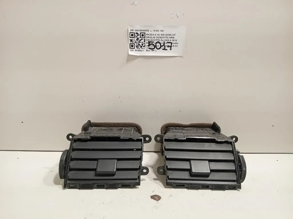 KIT Griglie Condotto ARIA Cruscotto GS1E64930E Mazda 6 II SW 2008