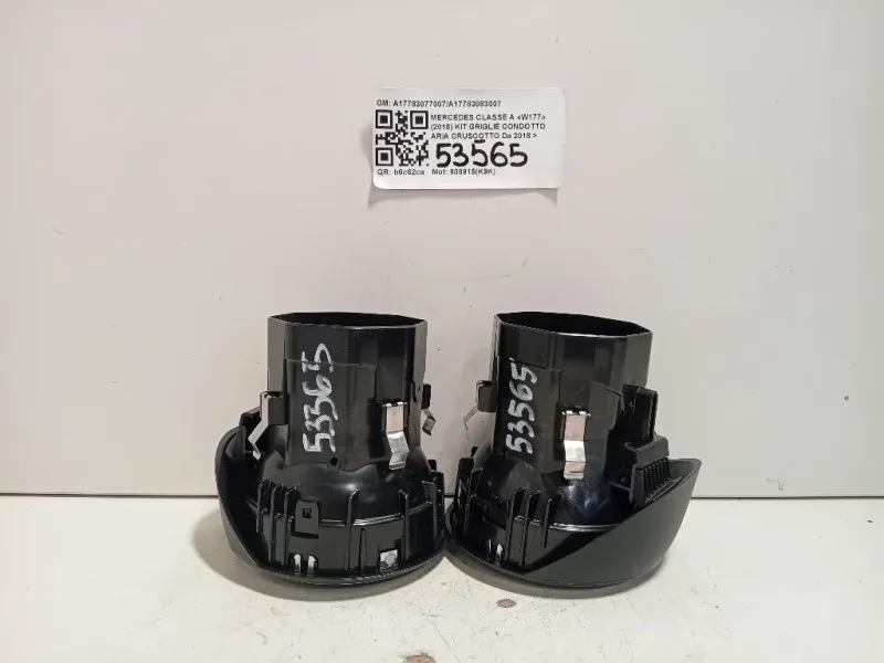 KIT Griglie Condotto ARIA Cruscotto A17783077007A17783083007 Mercedes Classe A W177 2018