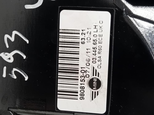 Fanale POST SX 980815301 Mini Countryman Cooper R60 2010