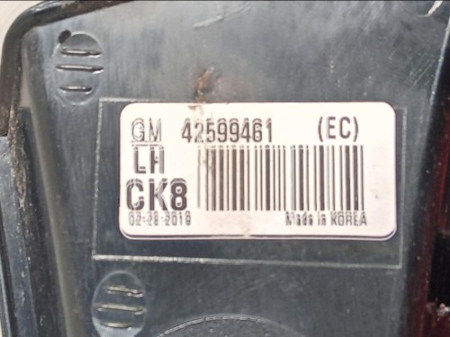 Fanale POST SX 42599461 Opel Mokka X 2016