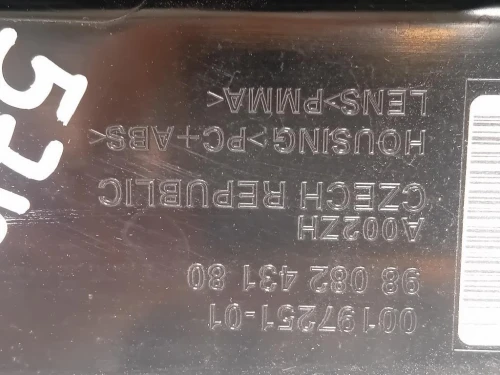 Fanale POST SX 9808243180 Opel Vivaro C 2019