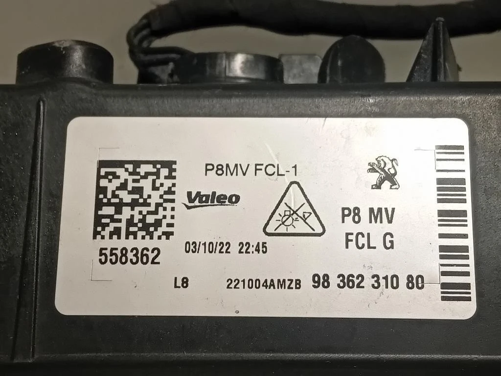 Fanalino LUCE Diurna ANT SX 9836231080 Peugeot 3008 II 2020