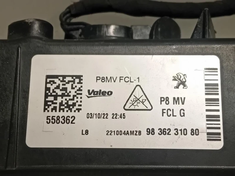 Fanalino LUCE Diurna ANT SX 9836231080 Peugeot 3008 II 2020