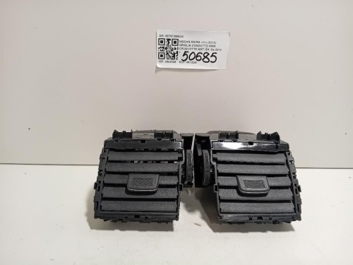 KIT Griglie Condotto ARIA Cruscotto 687513BBOA6873BBOA DX+SX Nissan Micra IV 2013