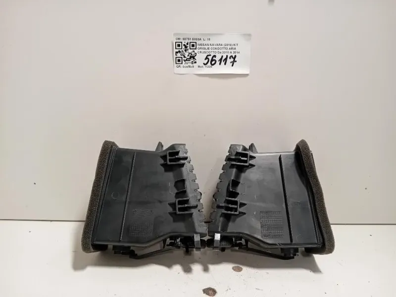 KIT Griglie Condotto ARIA Cruscotto 68751 5X00A Nissan Navara 2010