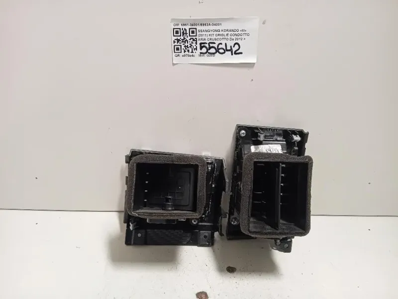 KIT Griglie Condotto ARIA Cruscotto 6961-340016963A-34001 Ssangyong Korando III 2011