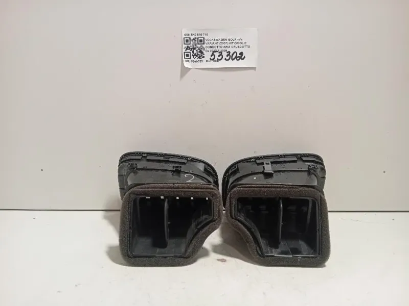 KIT Griglie Condotto ARIA Cruscotto 5K0 819 710 Volkswagen GOLF V Variant 2007