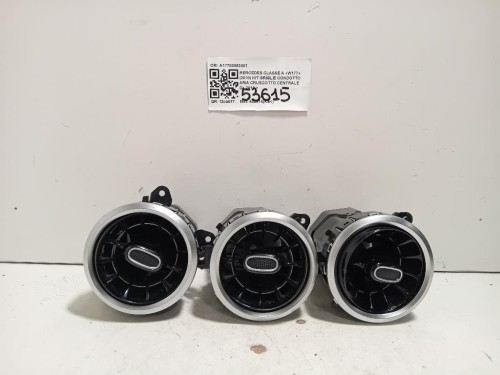 KIT Griglie Condotto ARIA Cruscotto Centrale A17783063007 Mercedes Classe A W177 2018