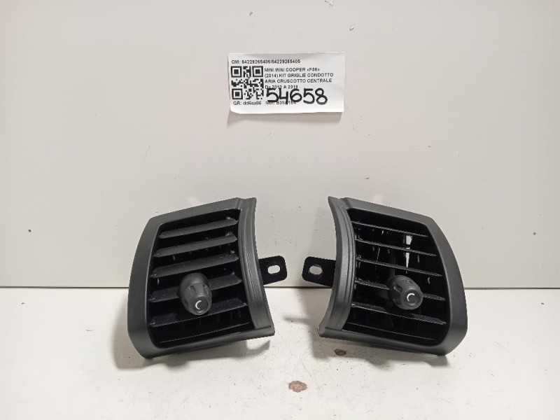 KIT Griglie Condotto ARIA Cruscotto Centrale 6422926540664229265405 Mini MINI Cooper F56 2014