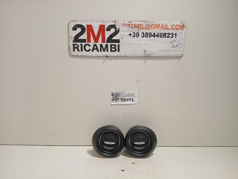 KIT Griglie Condotto ARIA Cruscotto Centrale 687608143R DX+SX Renault Captur I 2017