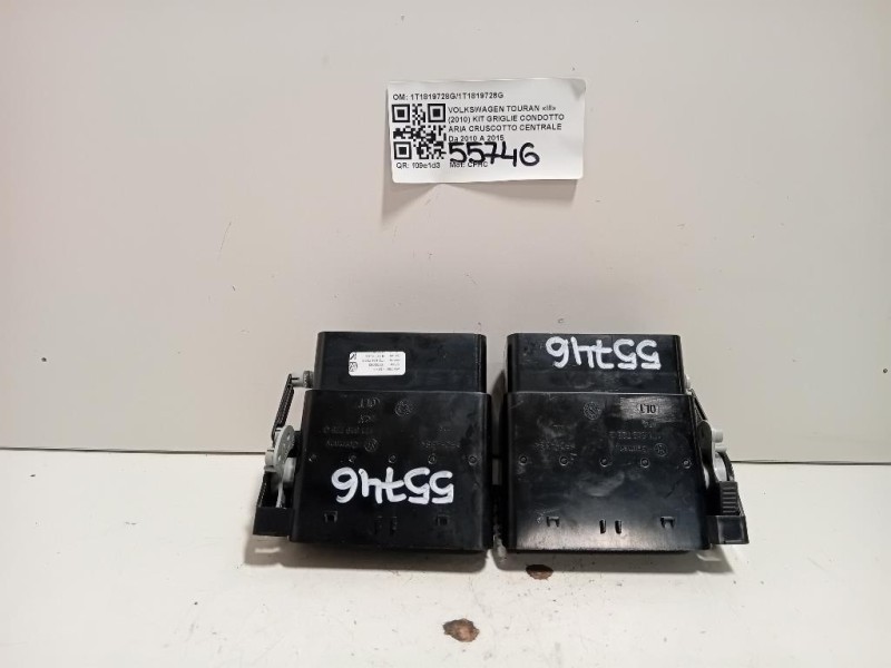 KIT Griglie Condotto ARIA Cruscotto Centrale 1T1819728G1T1819728G Volkswagen Touran III 2010