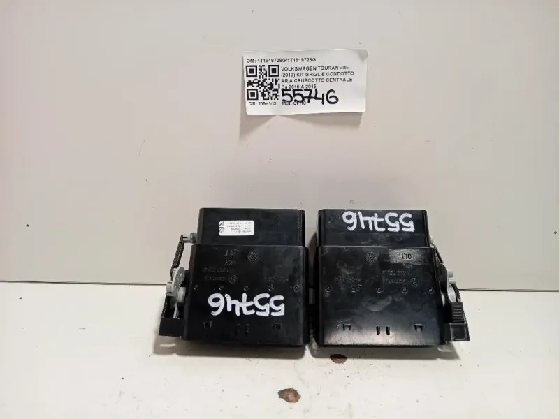 KIT Griglie Condotto ARIA Cruscotto Centrale 1T1819728G1T1819728G Volkswagen Touran III 2010