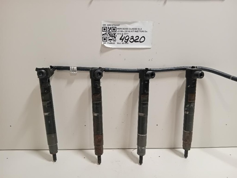 KIT Iniettori A6510702387 Mercedes Classe GLA X156 2014