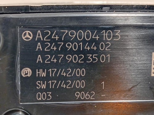 Joystick Modulo Comando Console Centrale A2479004103 Mercedes Classe A W177 2018