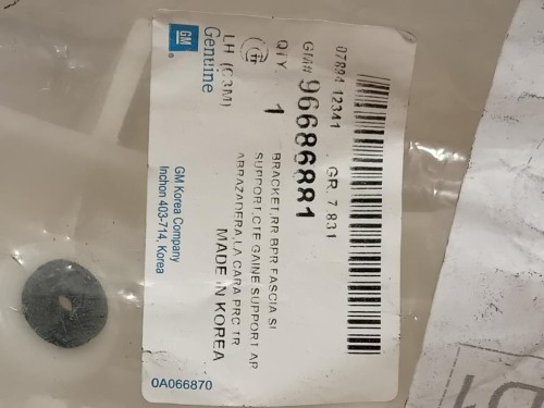 KIT Staffe Sostegno Paraurti POST 96686882 Chevrolet Spark 2010