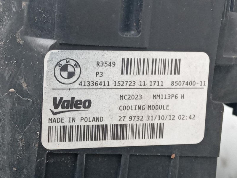 KIT Radiatori 152723 11 Bmw Serie 1 F20 Berlina 2012