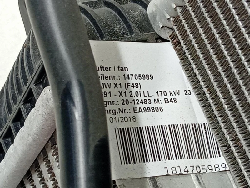 KIT Radiatori 1742 8645861-04 8645861 Bmw Serie 1 F20 Berlina 2012