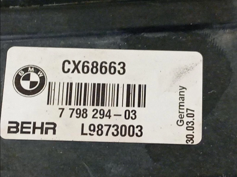 KIT Radiatori L9873003 Bmw Serie 5 E60 Berlina 2004