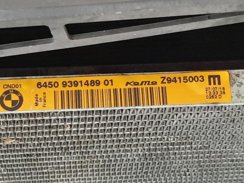 KIT Radiatori 6450 9391489 01 Bmw Serie 5 F07 GT 2010