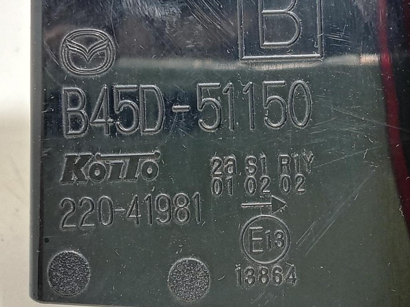 Fanale POST DX B45D-51150 Mazda 3 III 2016