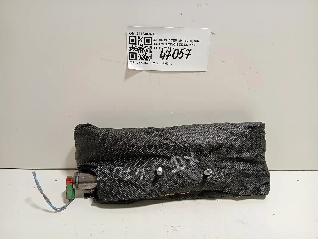 Air-bag Cuscino Sedile ANT DX 34173804 A Dacia Duster I 2014
