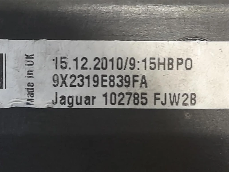 KIT Radiatori 5000761 Jaguar XF I 2008